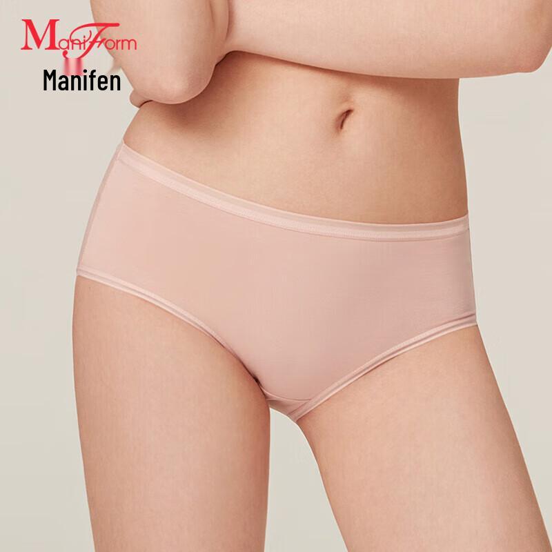 Maniform Women's Lightweight Cotton Mid-High Waist Briefs