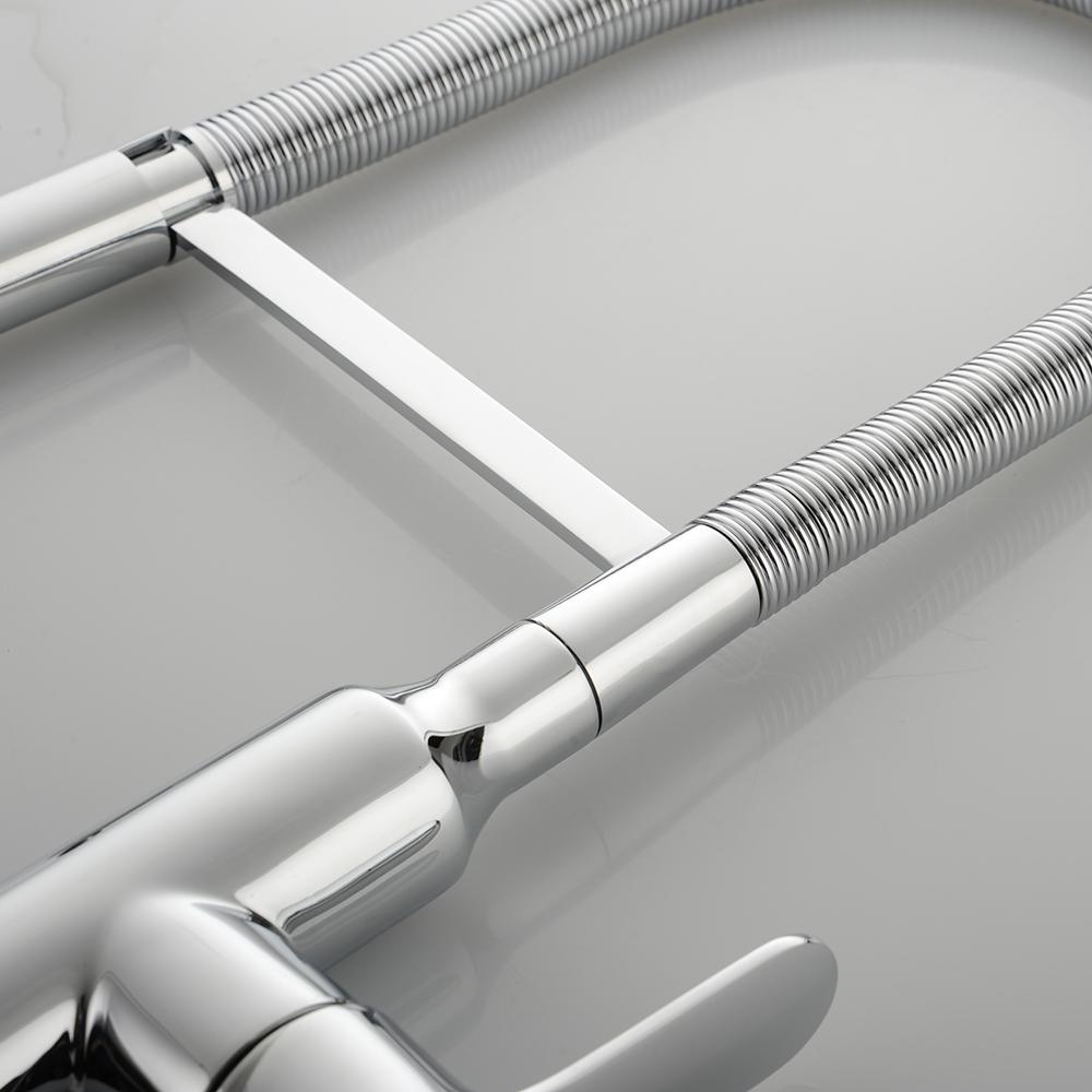 BAKALA Torneira Cozinha Kitchen Faucets Hot And Cold Water Chrome Basin Sink Square Cozinha Taps Mixers Torneira De Cozinha