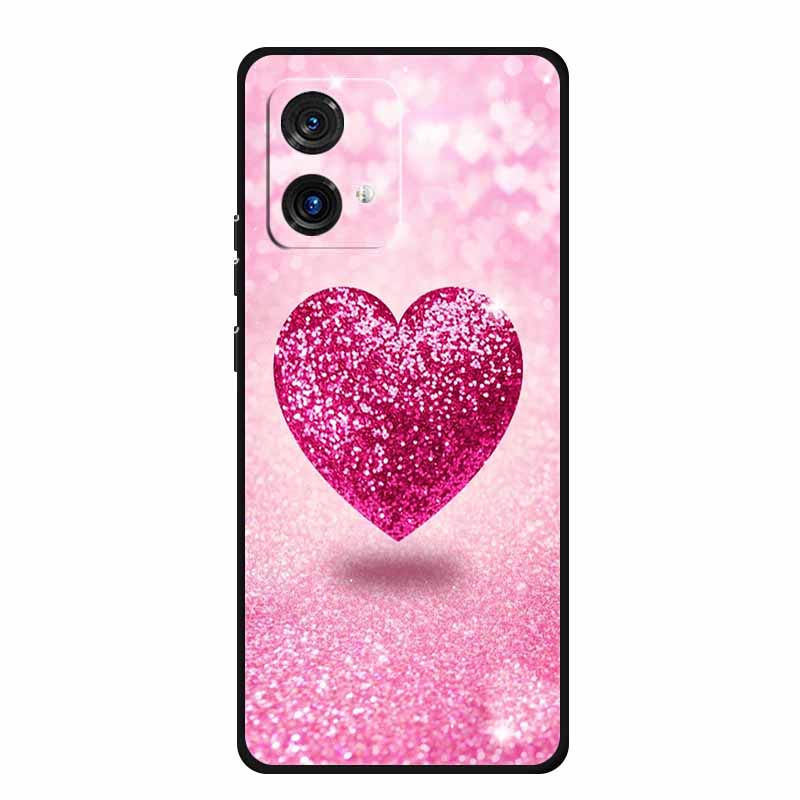 Per Motorola Moto G84 G54 5G Custodia Lusso TPU Morbido Silicone Cover Posteriore per Moto G54 MotoG84 Protettiva Antiurto Fundas