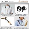 [Clove Cube] Saxophone Strap Harness, Double Shoulder Strap, Reduces Strain and Fatigue, Compatible with Alto, Tenor, Baritone, and Soprano Saxophones