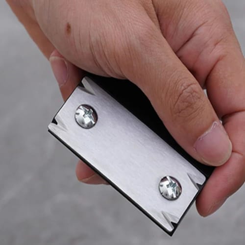 GOOMAND Edge Trimmer, Replaceable Blade, 420 Stainless Steel, Woodworking Edge Banding Cutter, Arc, Straight, Edge Treatment, Chamfering Cutter, Inclu