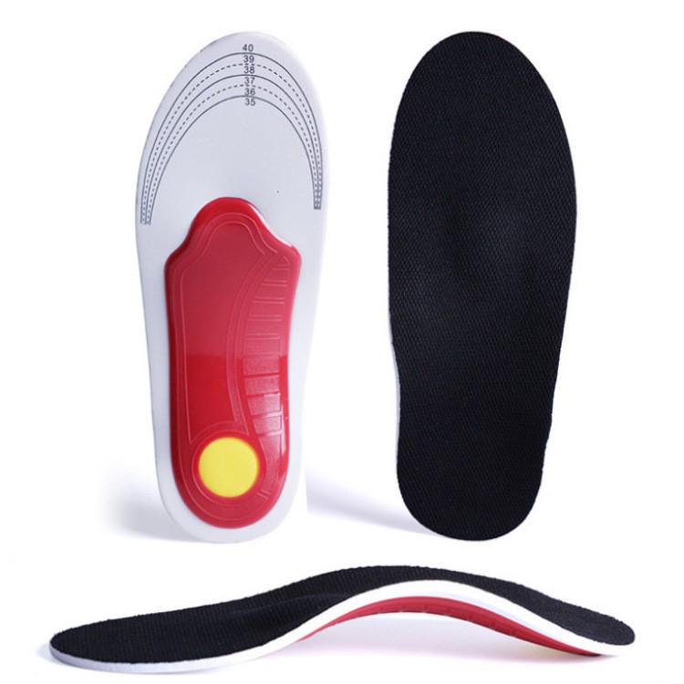 

EVA Orthopedic Arch Support Shock-Absorbing Sports Insoles Small (35-40) чёрный/красный