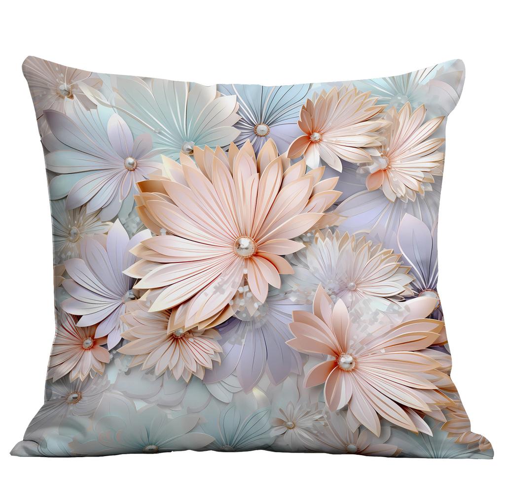 New Retro Imitation Three-dimensional Flower and Bird Pillowcase Home Living Room Sofa Cushion Pillowcase Decoration