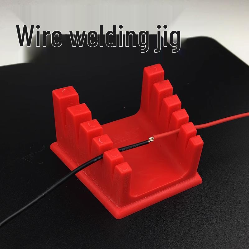 Welding Soldering Station ABS Wire Clamp Holder Workbench with Magnetic Thick & Thin Wire Clips