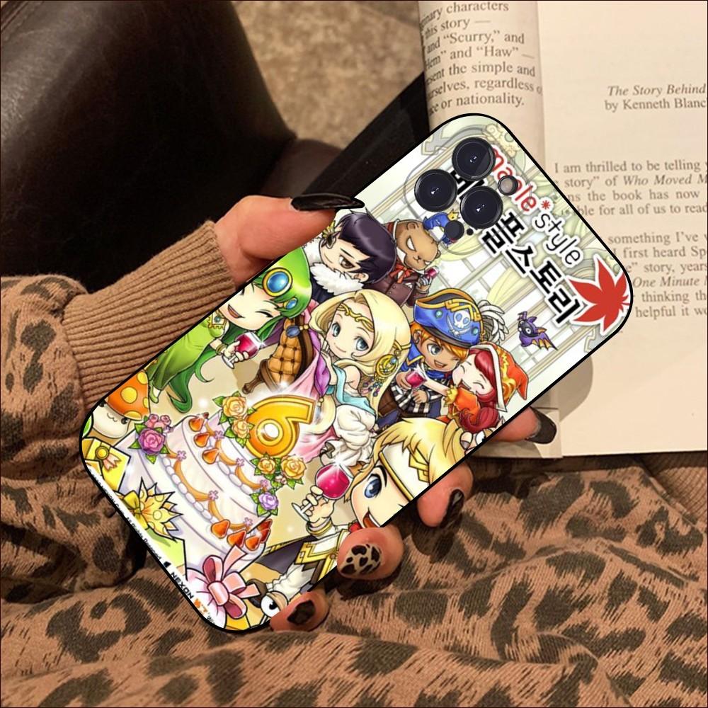 Game MapleStory Phone Case For iPhone 15 14 11 12 13 Mini Pro XS Max Cover 6 7 8 Plus X XR SE 2020 Funda Shell