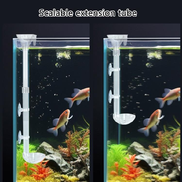 Assembled Feeding Tube Set Feeding Dish Tray Set Removable Shrimp Feeding Tube for Freshwater Environment