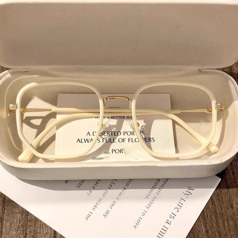 Black Square Computer Glasses Frame Women Men Anti Blue Light Rectangle Eyewear Blocking Optical Spectacle Eyeglasses