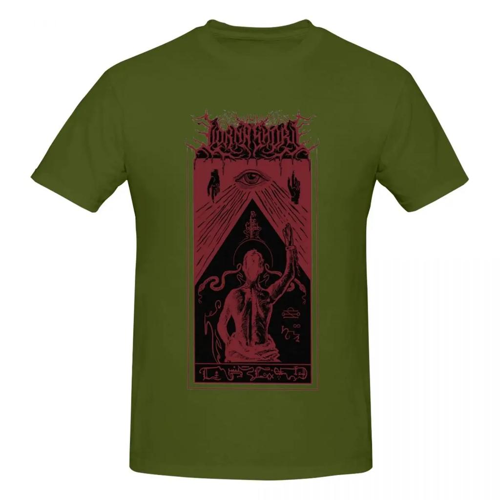 Summer Harajuku  Men's Lorna Shore Immortel Rock T Shirts Pure Cotton Clothing Fashion Short Sleeve Crew Neck Tee Shirt Big Size