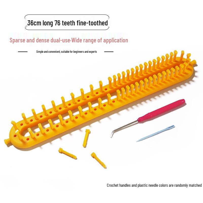 DIY Knitting Machine: Handmade Scarf & Sweater Kit for Lazy Crafters