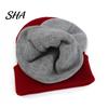 Daily Commuter Warm Gear Unisex Solid Color Knit Beanies, Classic Slouchy Skull Cap for Winter, Couple Matching Beanies Casual Headwear Men