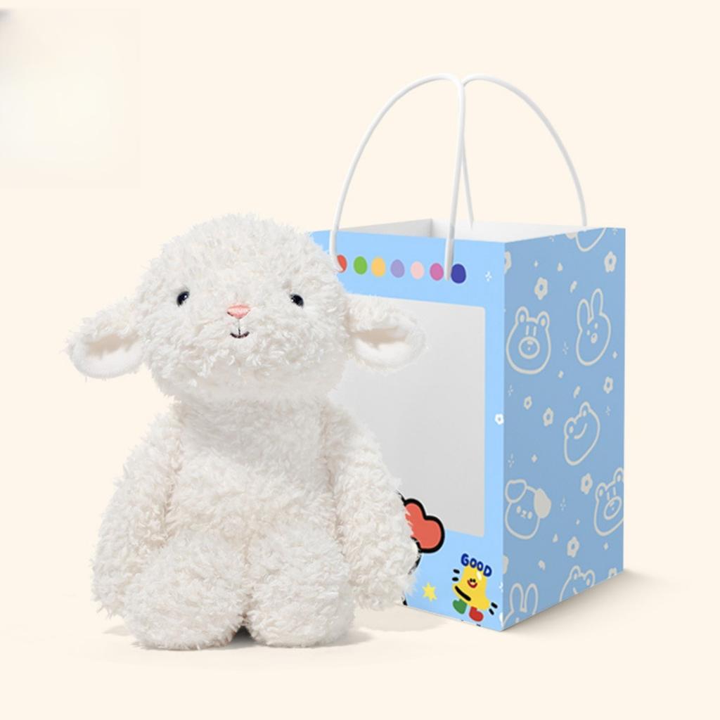 30cm Plush Toy Monkey Rabbit Sheep Cow Christmas Gift for Kids