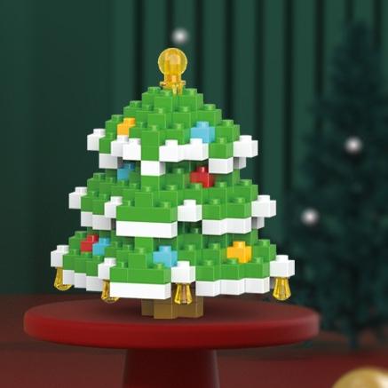 Christmas Series Gift Santa /Claus/ Snowman Reindeer Building Blocks Educational Assembly Festive Toy