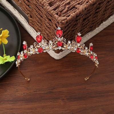 Baroque Retro Bridal Crown Headband Hair Crown Antique Lady Headband Crown Hair Accessories