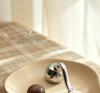 Bureau White Travertine Magnetic Silent Door Handle for Modern Luxury Bedrooms