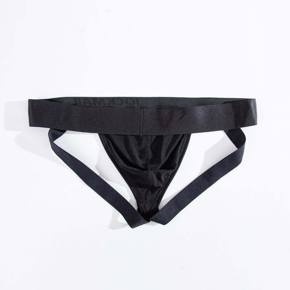 Jockstraps JOCKMAIL Ultra Thin Mesh Material Sexy Men's Thong Underwear Fashion Translucent Thongs Underpants
