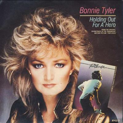 7inch Record BONNIE TYLER  Holding Out For A Hero A4251 CBS 1984 UK Rock Used
