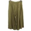 LIMI feu made in Japan cropped length Gaucho pants S khaki Women Used