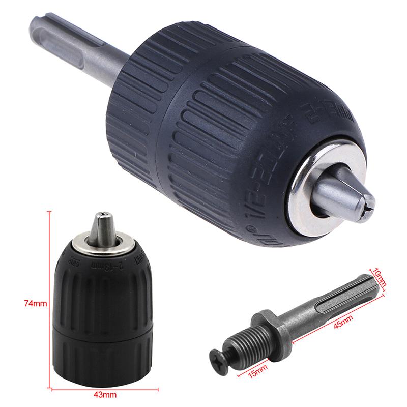 Professional Heavy Duty 13MM Keyless Drill Chuck With SDS Adaptor Driller KIT