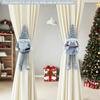 1pc Christmas Curtain Decoration, Tie-Back Curtain Hook, Festive Ornament for Windows, Doors & Trees – Christmas Curtain Buckle