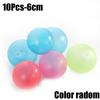1/10Pcs Luminous Balls High Bounce Glow In The Dark Sphere Sticky Wall Household Stress Relieve Plaything Relaxation Squeeze Toys Party