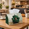 1pc Modern Minimalist Illustration Tissue Box | Durable, Cat Chair Interior Suitable for Living Room Accent, Bedroom Decor, Encouragement Gifts, Workp
