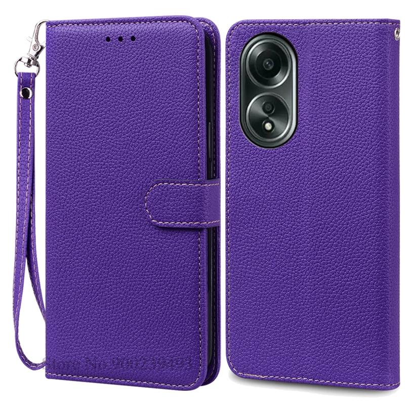 A58 A 58 Case For OPPO A58 Case Silicone Wallet Flip Leather Case For OPPO A58 4G Case Book Cover For OPPO A58 5G Phone Fundas