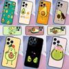 Cute Avocado Fruits Cover For OPPO Reno 14F 13F 12F 11F 8T 7 8 Lite 10 11 12 13 14 OPPO Find X9 X8 X5 X6 Pro Case