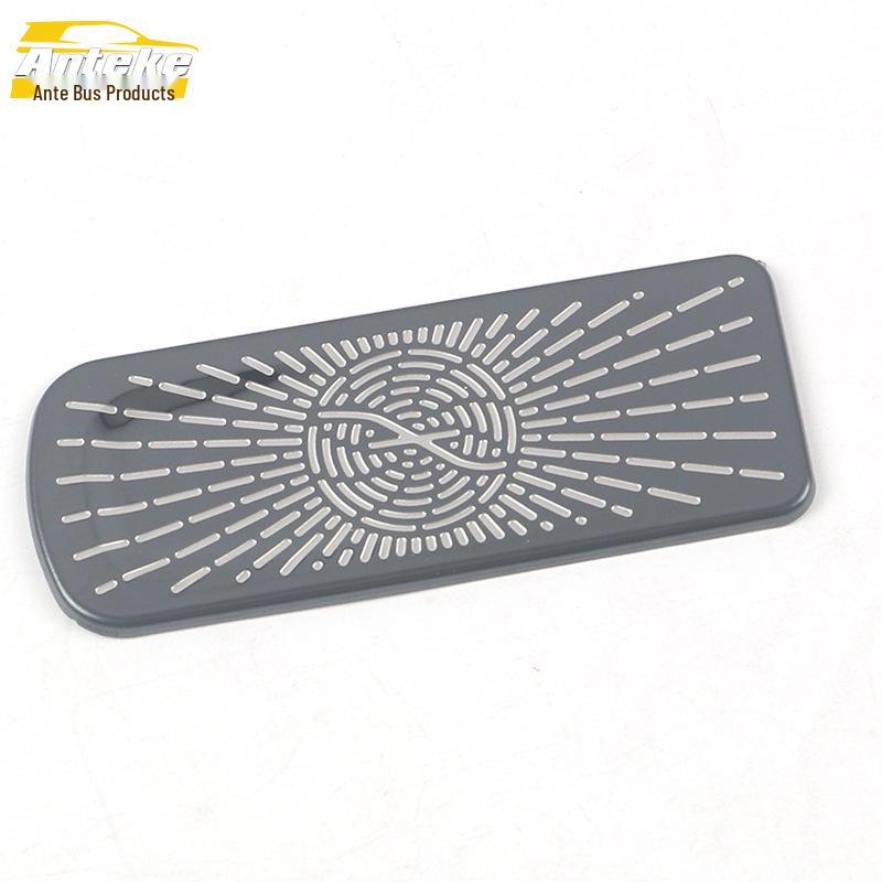 C-Series Glove Box Speaker Cover: Stainless Steel Decorative Sticker Accessory
