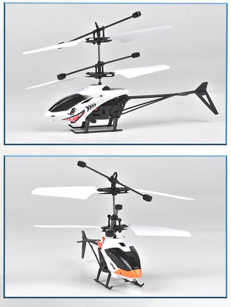Dual-Mode Gesture-Control Shark Helicopter Drone