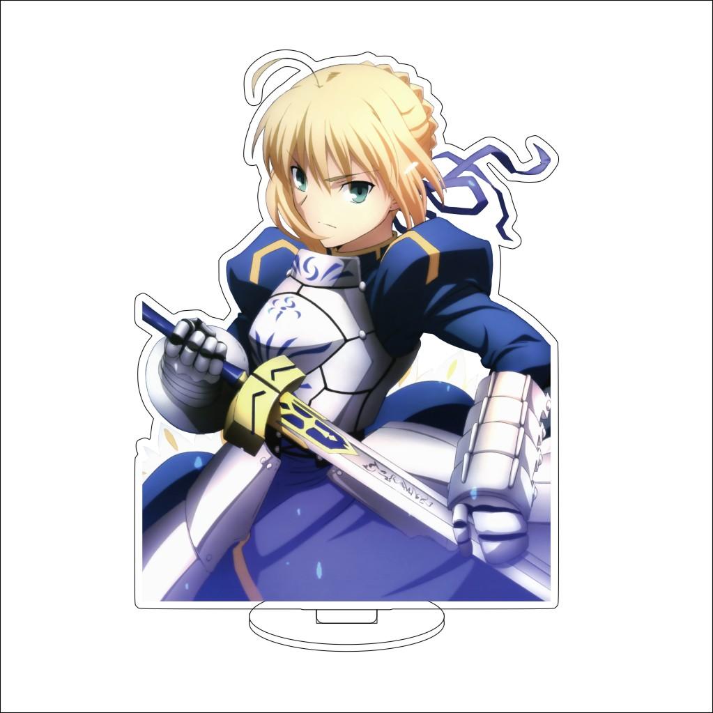 16CM Anime Fate stay night Cosplay Acrylic Stand Ornaments Sakura Matou/Illyasviel von Einzbern Figure Stand Halloween Gifts