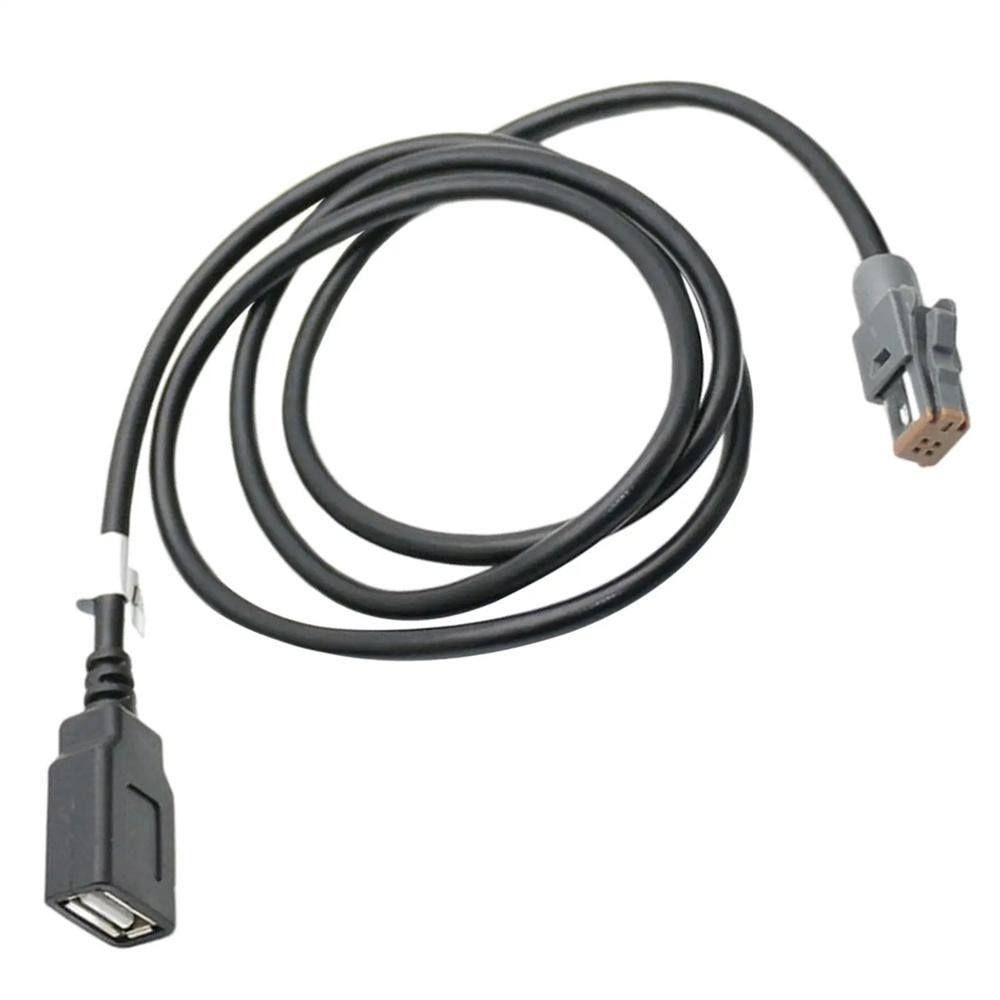 Car Aux Audio Input Media Data Wire Plug To USB Adapter Conector For Subaru PR43 MR52