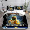 3D Ai Italian Brainrot Tung Tung Sahur Bedding Set Single Twin Full Queen King Size Bed Set Kids Bedroom Duvetcover Set