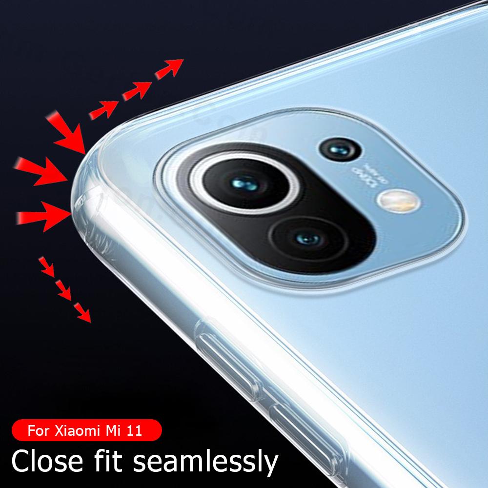 Soft TPU Clear Phone Case For Xiaomi 11T Pro 12T 13T Pro Mi 11 Lite 5G NE Mi 13 Ultra Pro Mi 14 Pro Transparent Silicone Cover