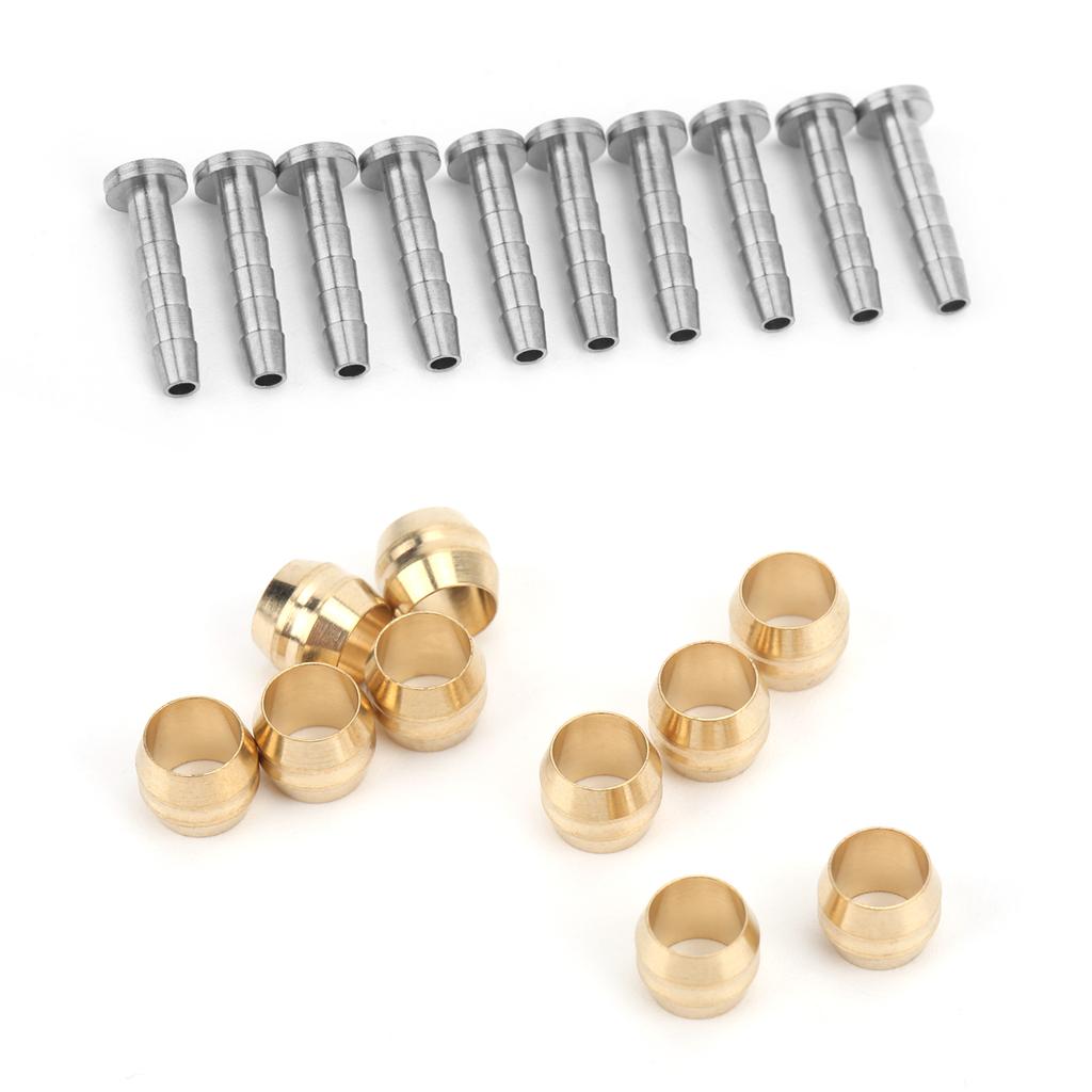 GUB Mountain Bike Disc Brake Hose Copper Olive and Connecting Insert Set for BH90 Hose