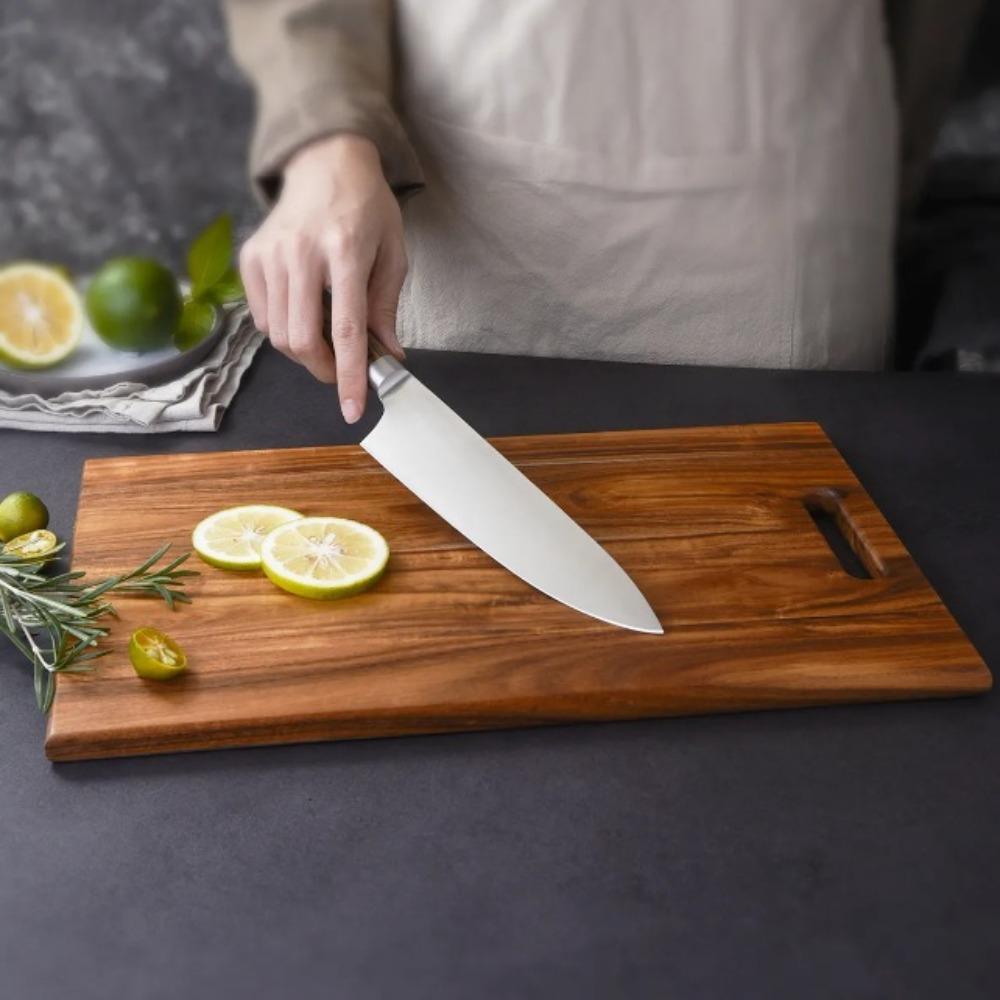 Thickened Solid Wood Cutting Boards Rectangle Shape Chopping Block Chopping Board  Kitchen