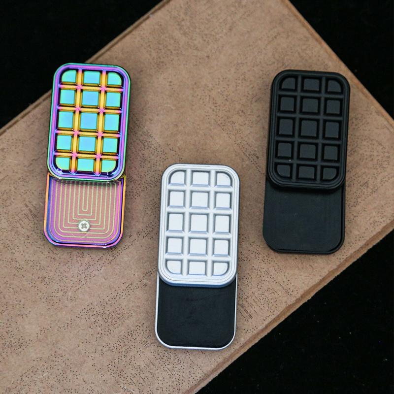 Fidget Slider Chocolates Shape  Magnetic Metal Fidget Toy EDC Fidget Toys for Adults ADHD Anxiety Stress Relief Toys