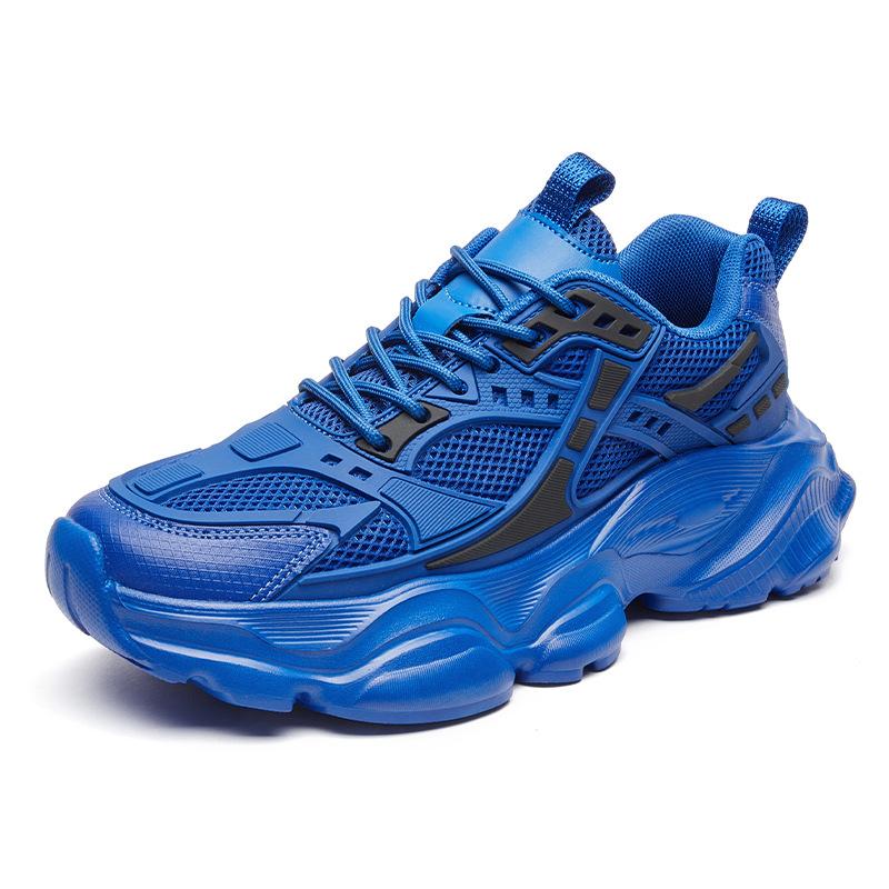 Men's Non-slip Dad Shoes Hundred fashionable and durable height increase casual thick bottom multifunctional design sneakers