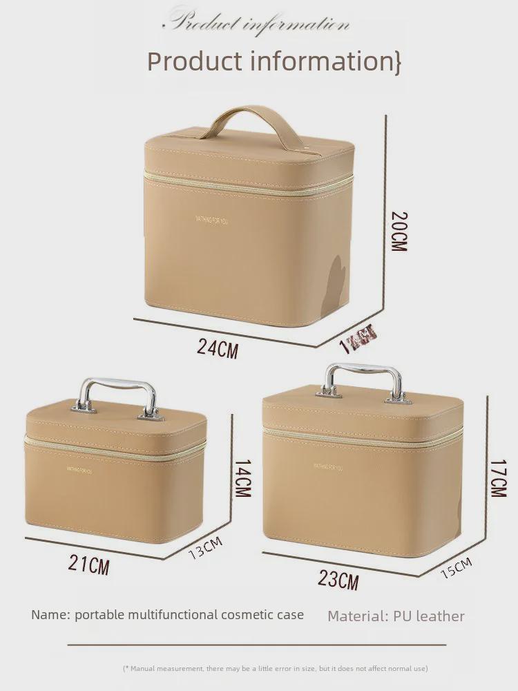 High-Capacity Luxury Makeup Bag: Stylish Cosmetic Storage for Trendsetters