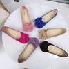 Doudou shoes ladyshoes spring and autumn shallow mouth large size maternity shoes soft sole work shoes flat sole single shoes