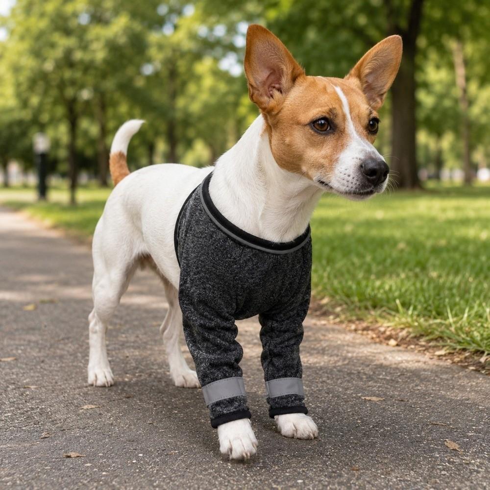 Breathable Dog Leg Support Sleeve Soft Dog Knee Pads Dog Recover Legs Pad For Dog Front Leg