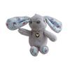 Rabbit Floral Cute Doll Designed With A Heartshaped Pendant For Holiday Present