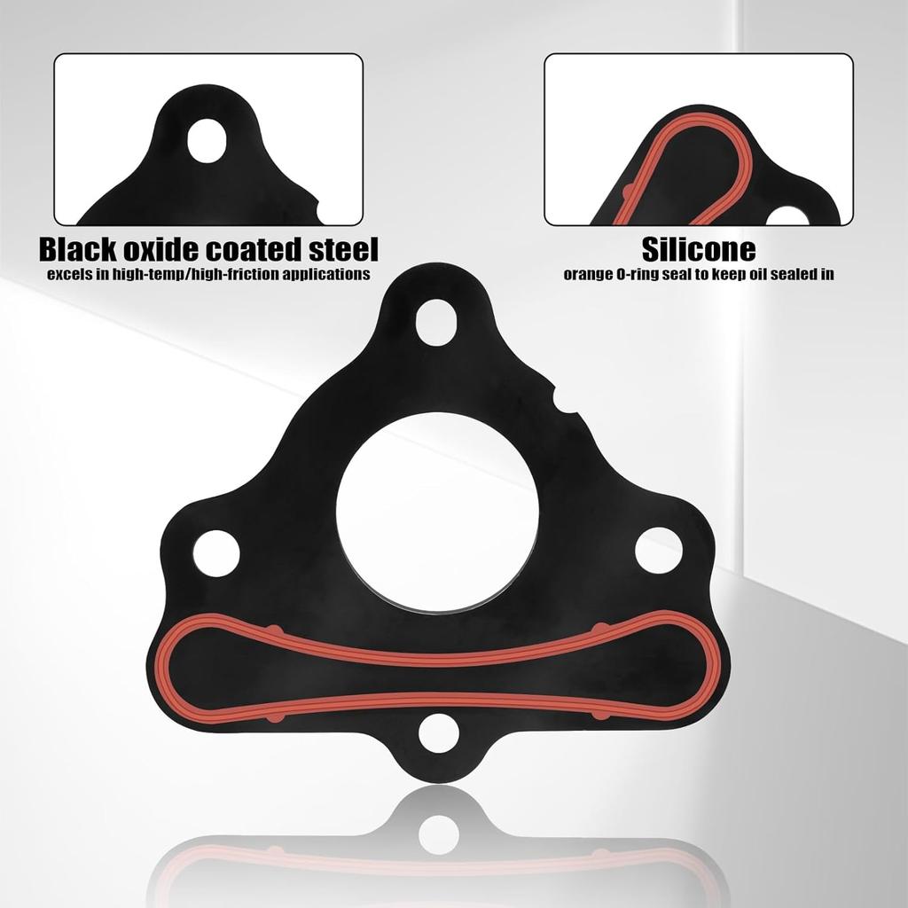 LS Camshaft Retainer Plate Gasket Bolt Kit - Compatible With Gen III IV V GM LS/LT Engines (LS1/LS2/LS3/LT1/LT4) 4.8L 5.3L 6.0L 6.2L Vortec