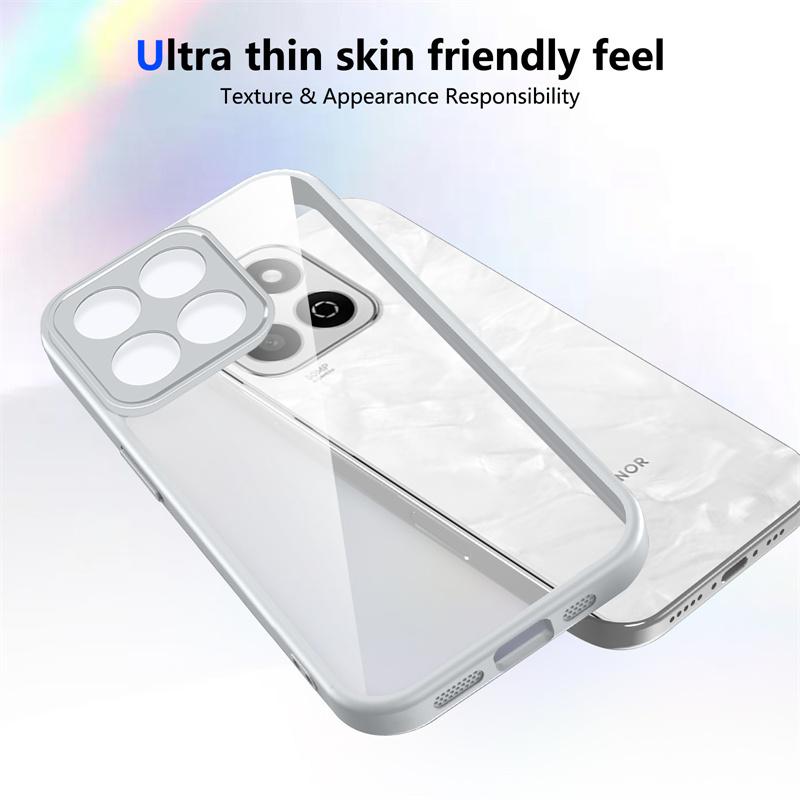 Honor X8B 4G LLY LX1 LX2 LX3 Case Shockproof Plating TPU Bumper with Clear Back Hard Cover Phone Case for Honor X8B HonorX8B 4G