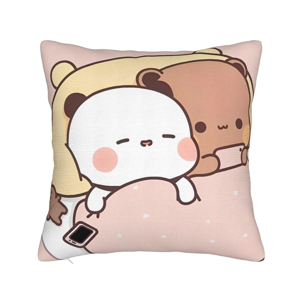 Bubu Dudu Halloween Pillow Case  Graphic Pillow Cover Vintage Pillowcases For Sofa Car Home Decor