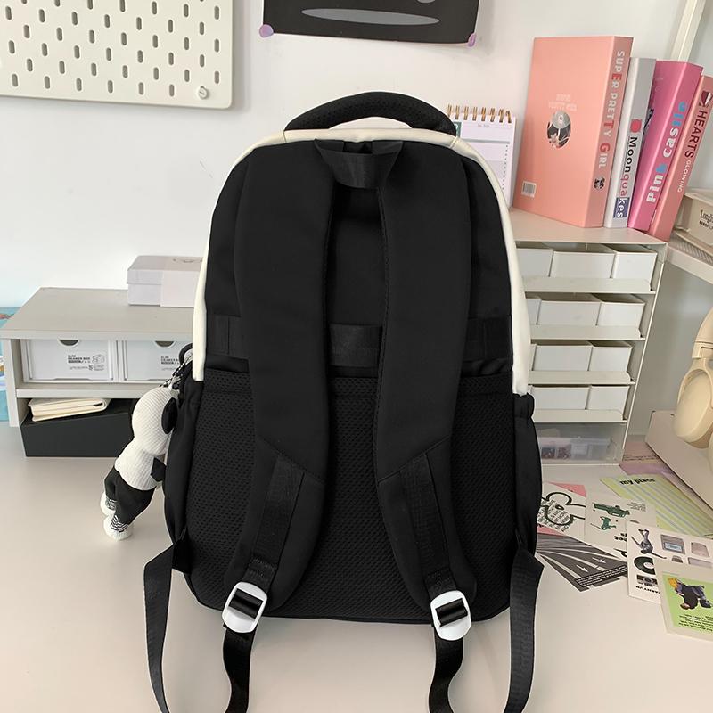 Women's Backpack Large Capacity Backpack Student Color Contrast School Bag