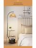 Chinese-Style Decorative Floor Lamp with Integrated Storage for Living Room or Bedroom