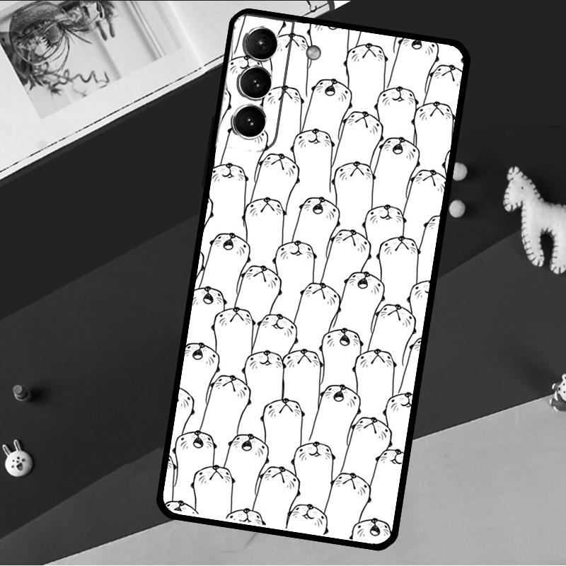 Animal Otter Funda For Samsung Galaxy S26 S25 S24 S21 S22 S20 Ultra S9 S10 Plus S23 FE S25 FE Phone Case