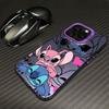 Lilo Stitch Cartoon Phone Case For iPhone 11 12 13 14 15 16 17 Pro Max 16e 17E 17 Air Plus 13 Mini Shockproof Fundas Back Cover