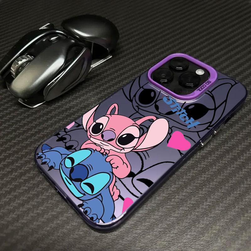 Lilo Stitch Cartoon Phone Case For iPhone 11 12 13 14 15 16 17 Pro Max 16e 17E 17 Air Plus 13 Mini Shockproof Fundas Back Cover