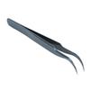 Tweezers Curved Bent Tip Stainless Steel Finishing Polish High Hardness Antimagnetic Acid Proof